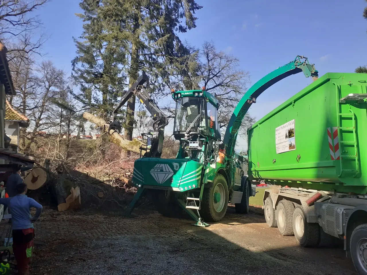 Broyage de branches et valorisation BRF